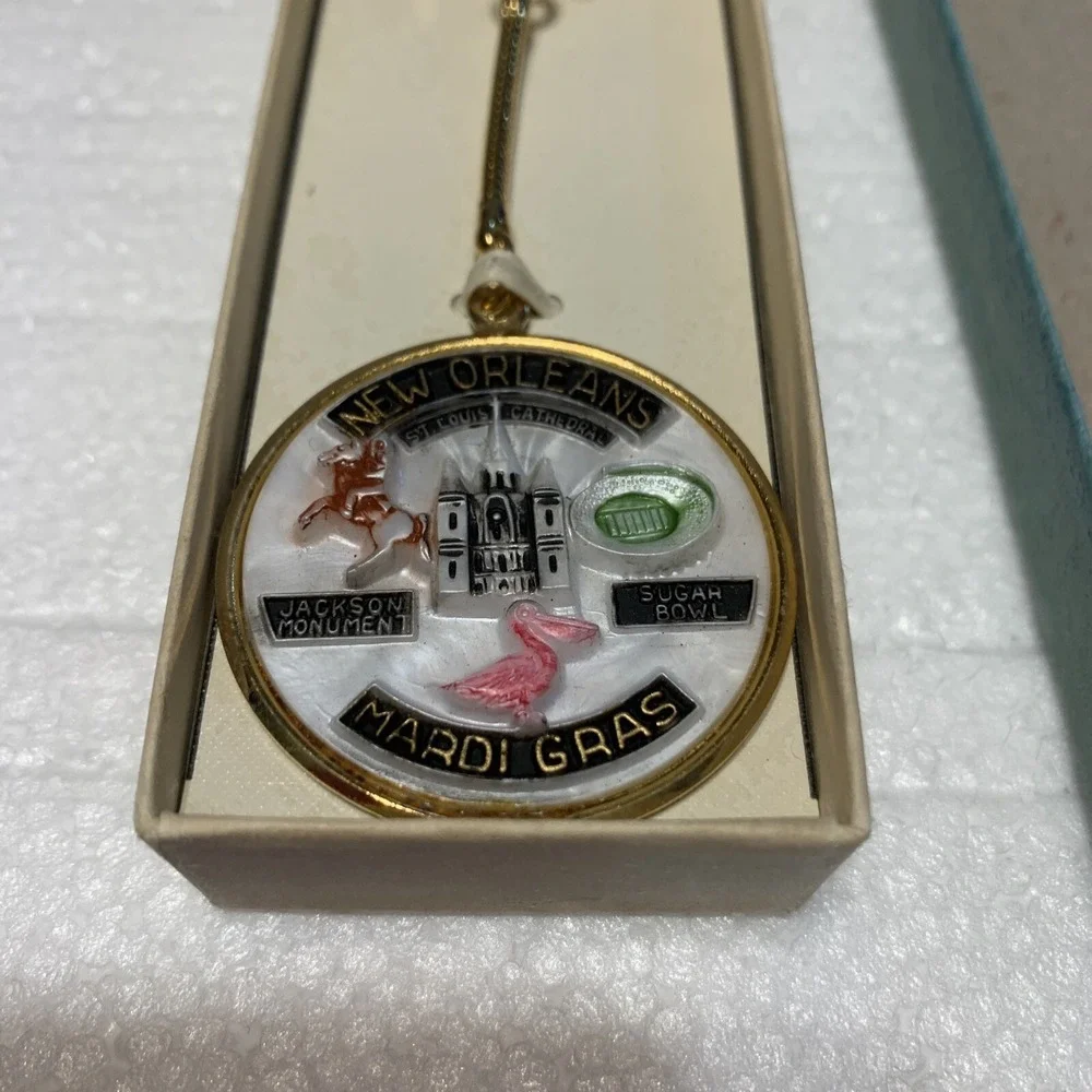 Old 1959 Advertising Mardi Gras Key Holder New Orleans, LA RARE